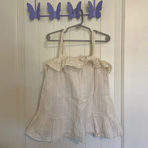 EUC | Old‎ Navy girl’s ruffle sequined tank top — medium